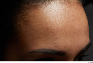 HD Face skin references Eva Seco eyebrow forehead skin pores…